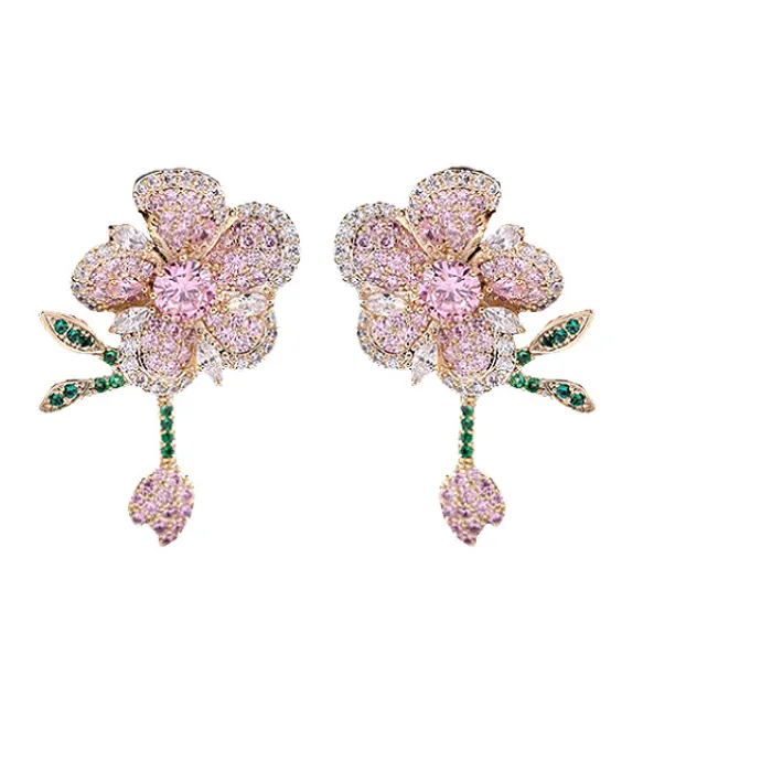 Authentic Petals of Radiance: Gold-Plated Botanical Talismans