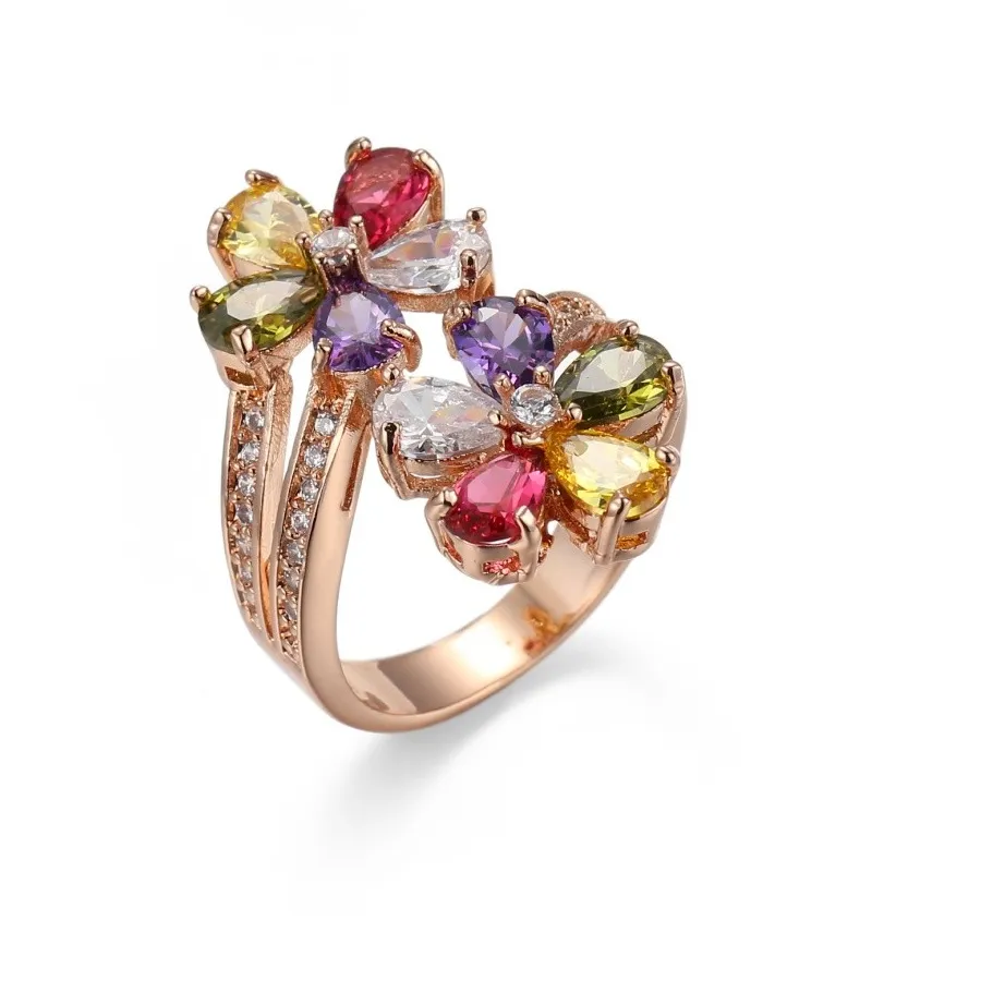 Authentic Blooming Radiance: Rose‑Gold Enchanted Flower Ring