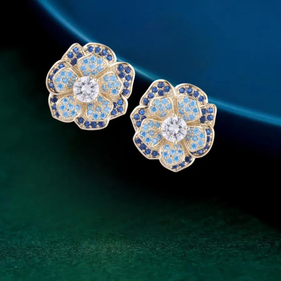 Authentic Blue Celestial Bloom: Guardians of Serenity
