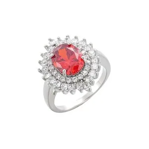 Authentic Crimson Bloom Heart-Center Ring - Talisman of Vitality and Passionate Radiance