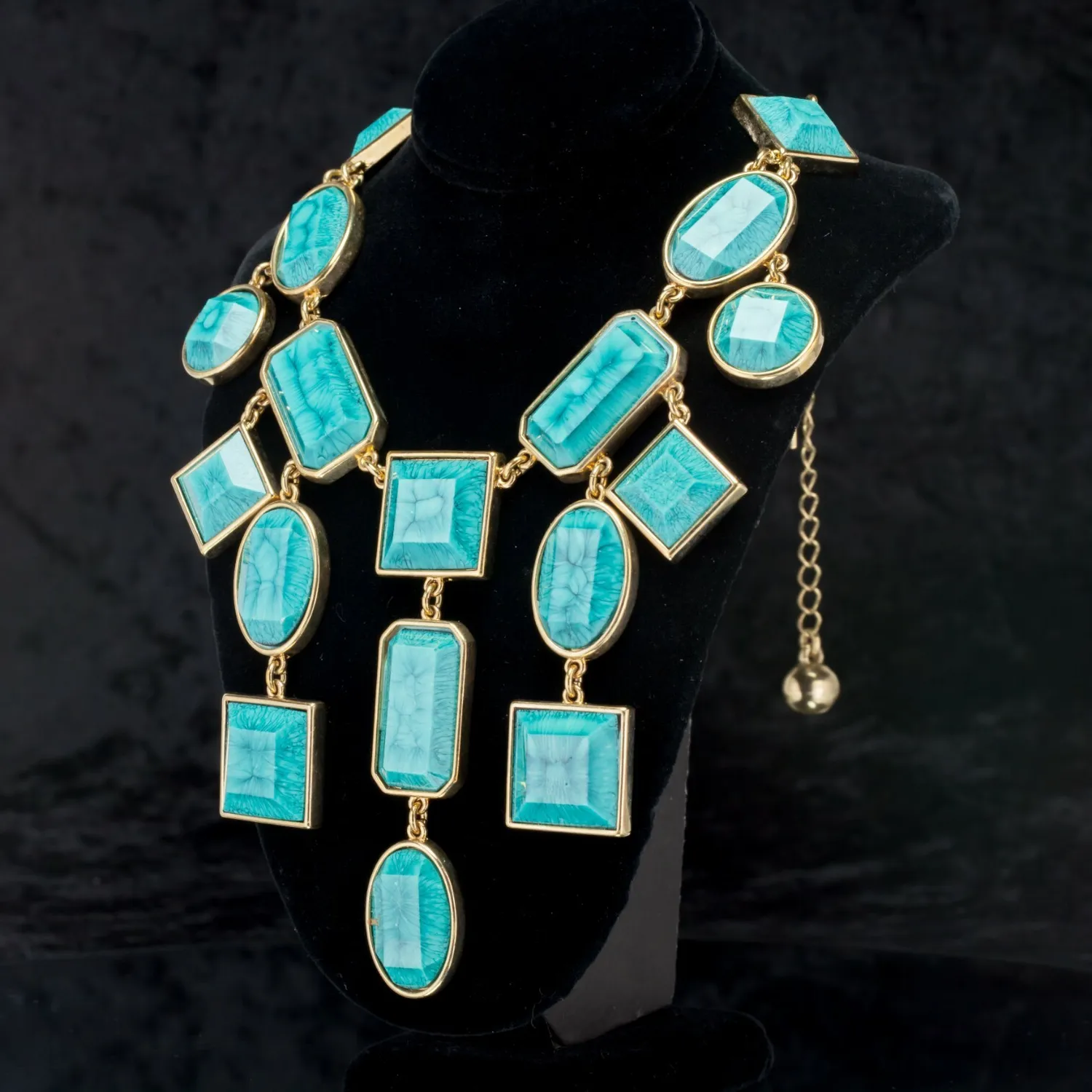 Authentic Kate Spade York Gold-Plated Sardinian Sun Spray Bib Necklace