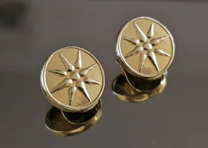 Authentic Vergina Sun Clip Earrings: Illuminating Protection and Elegance