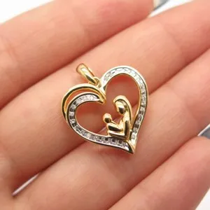 Authentic The Radiant Sunstone Heart: A Sacred Bond of Motherhood and Love