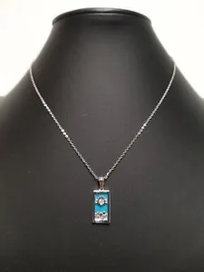 Authentic Mint & Lily "The Sun" Tarot Card Pendant 18k Gold Plated Waterproof Necklace