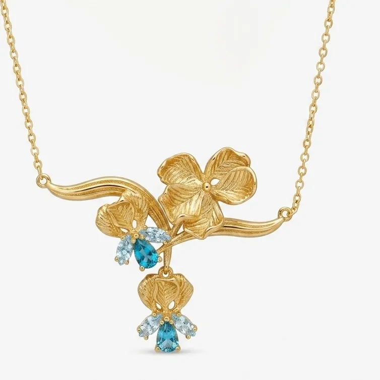 Authentic The Azure Clover: A Talisman of Ethereal Fortune