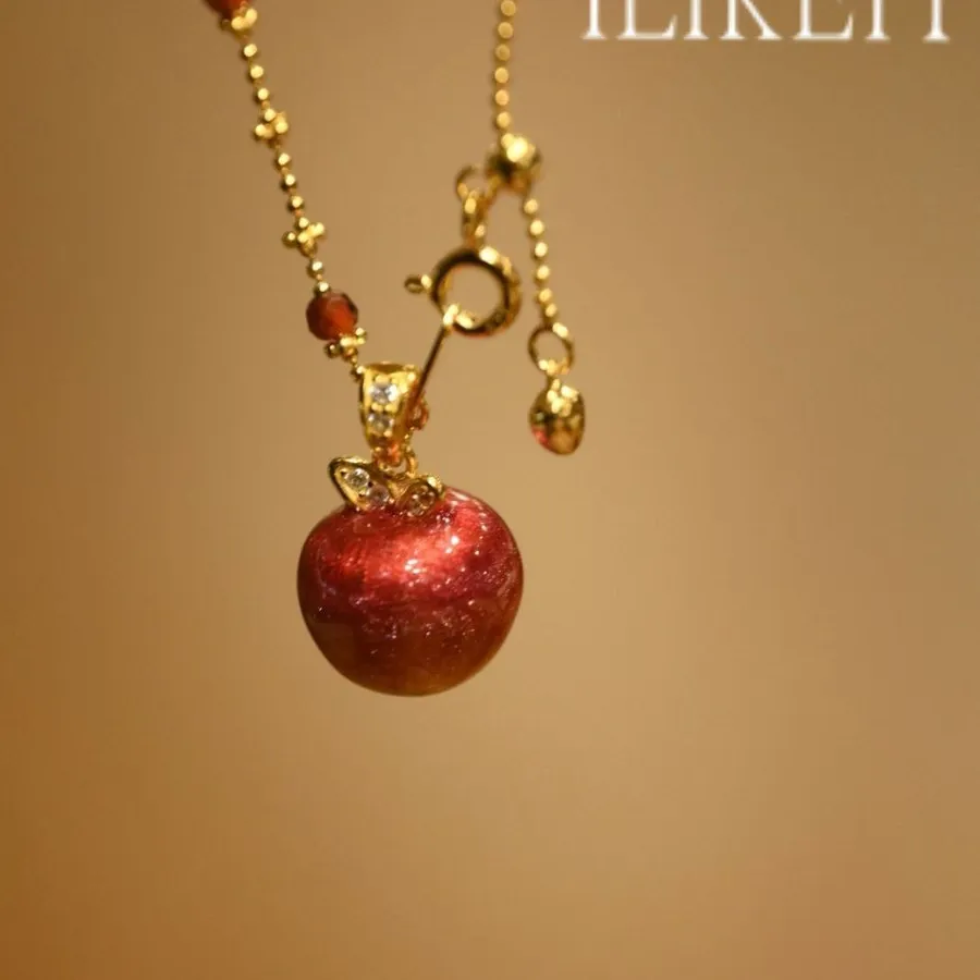 Authentic The Golden Orchard Heart Pendant