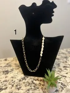 Authentic Woman Gold Plated Real Stainless Steel Necklace