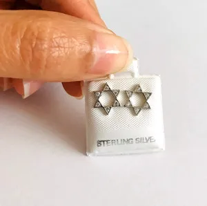 Authentic Celestial Harmony Star of David Radiant Talisman Studs