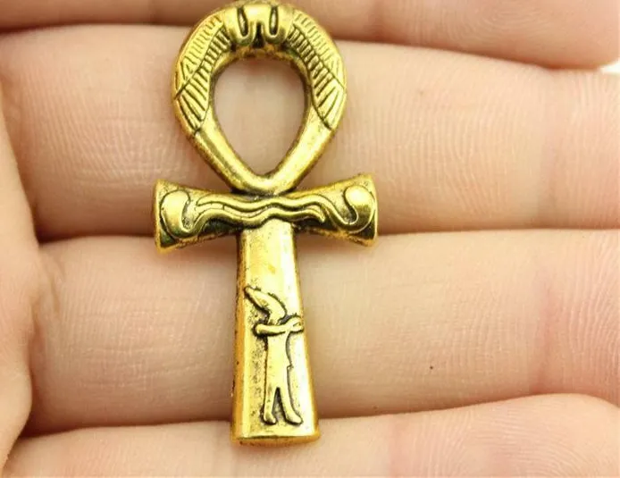 Authentic The Golden Key of Eternity 18K Gold-Plated Ankh Talisman