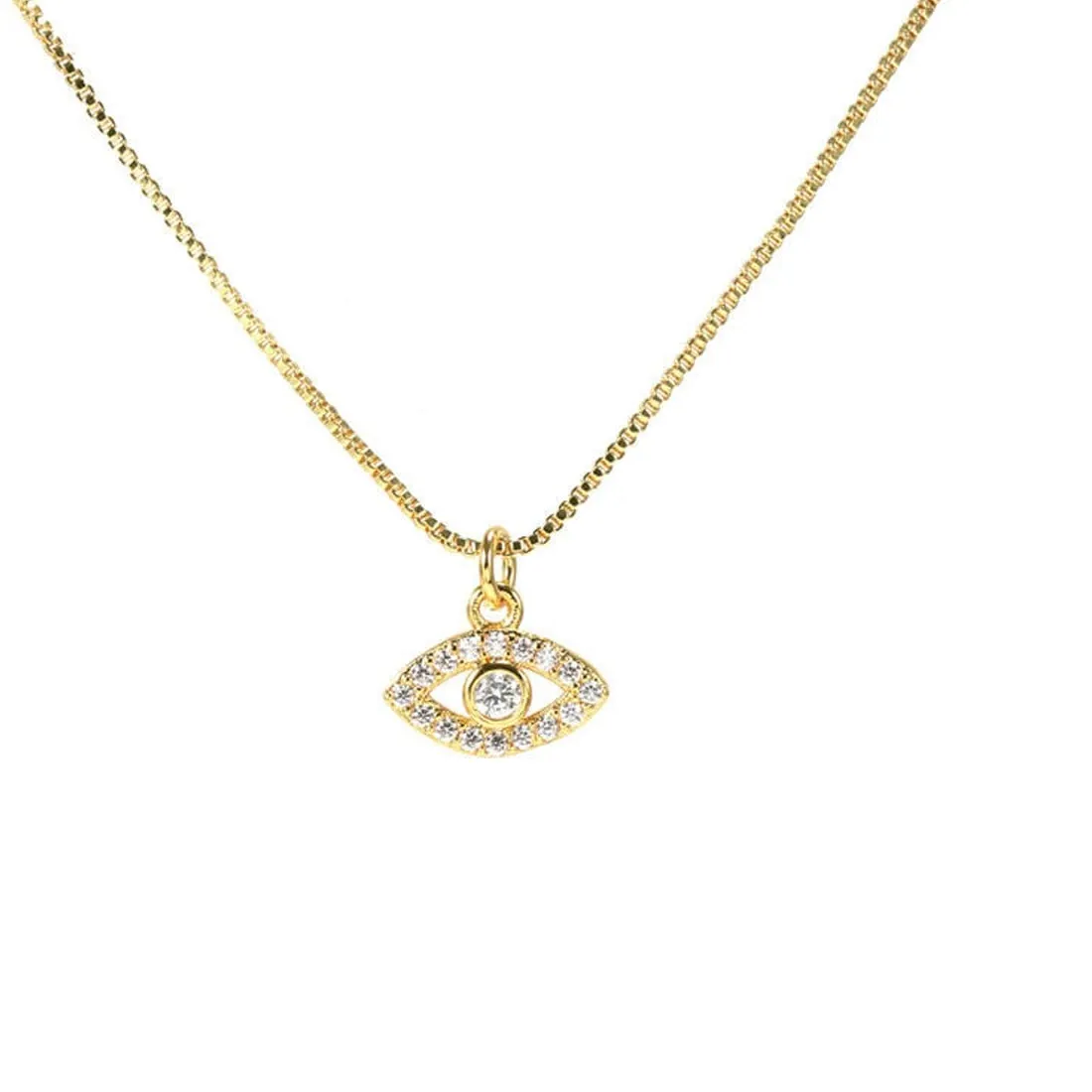 Authentic The Gilded Sentinel: A Minimalist Evil Eye Talisman