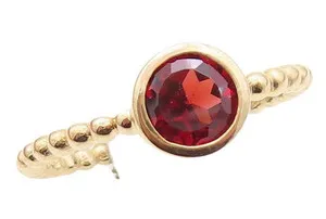 Authentic Crimson Heart of Sovereignty - Sacred Garnet and Solar-Gilded Sterling Talisman