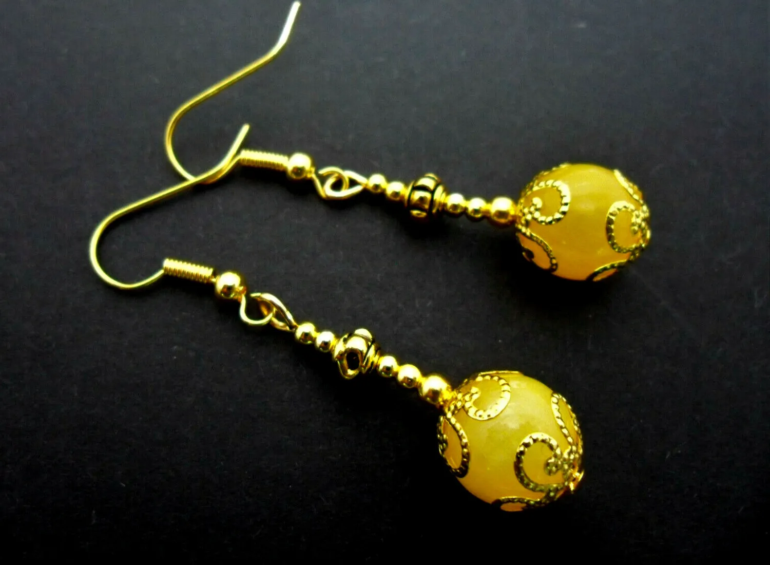 Authentic Golden Sun-Kissed Jade Talismans