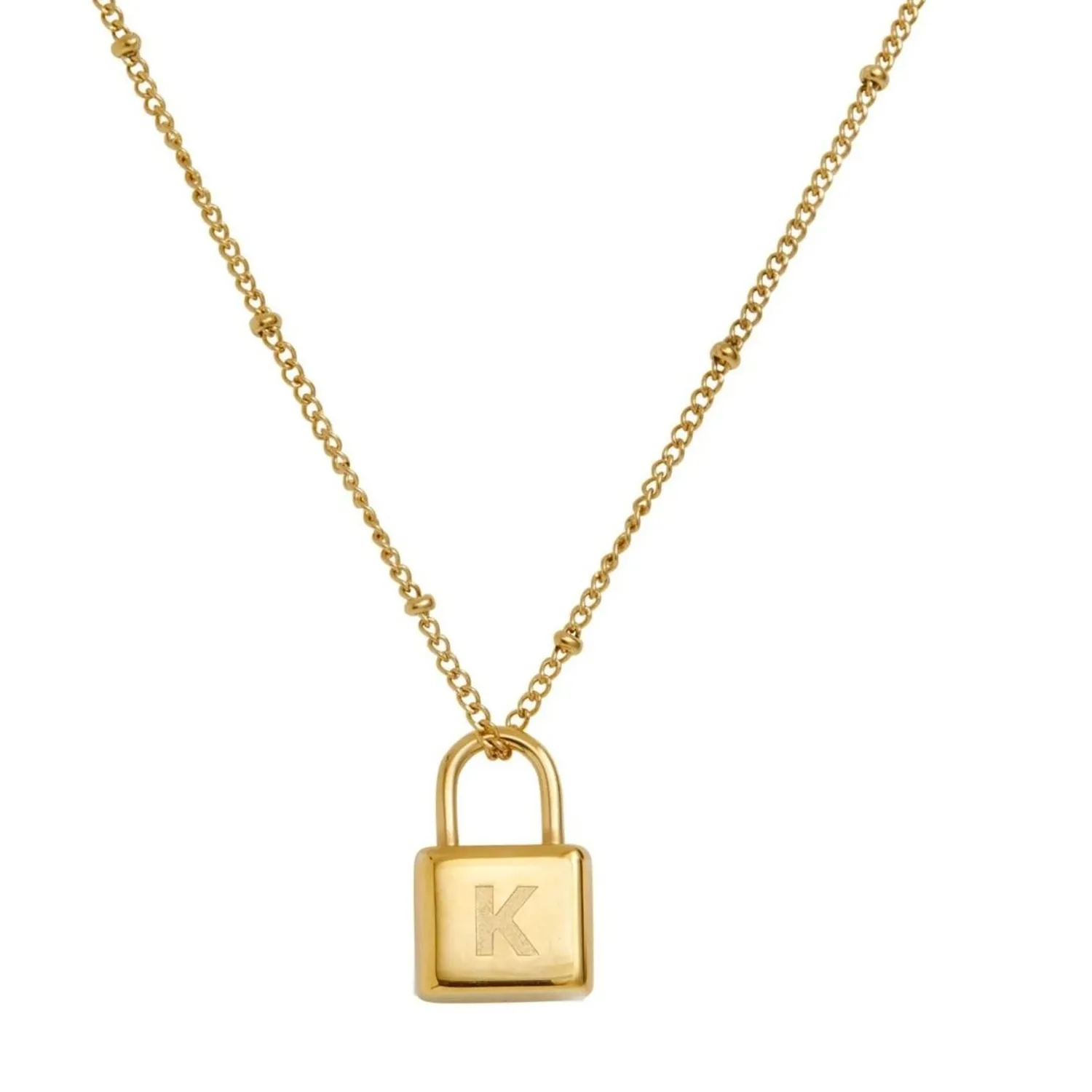 Authentic The Celestial Key: 18K Gold-Plated Initial K Talisman