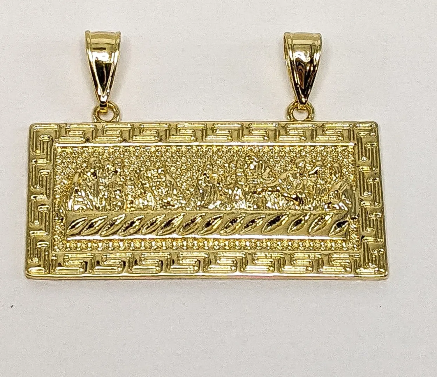 Authentic The Sacred Table: Golden Last Supper Pendant Charm