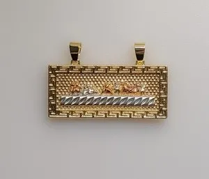 Authentic Celestial Last Supper Gold‑Plated Pendant – Sacred Aura of the Divine Feast