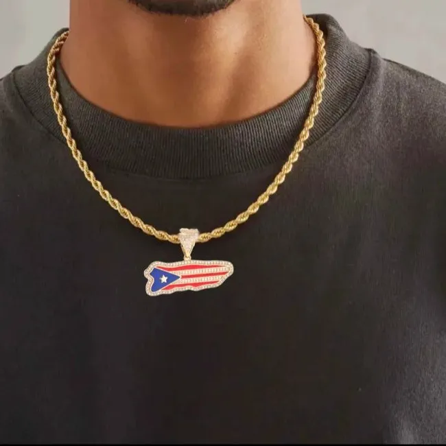 Authentic The Boricua Soul: 14K Gold-Plated Island Heritage Talisman