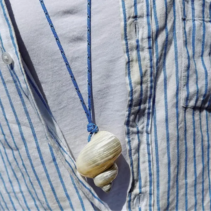 Authentic The Azure Tide Conch Shell Talisman of Ocean Tides