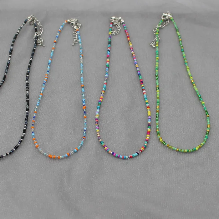 Authentic Golden Seed Bead Choker Bohemian Talisman Of Protection And Harmony