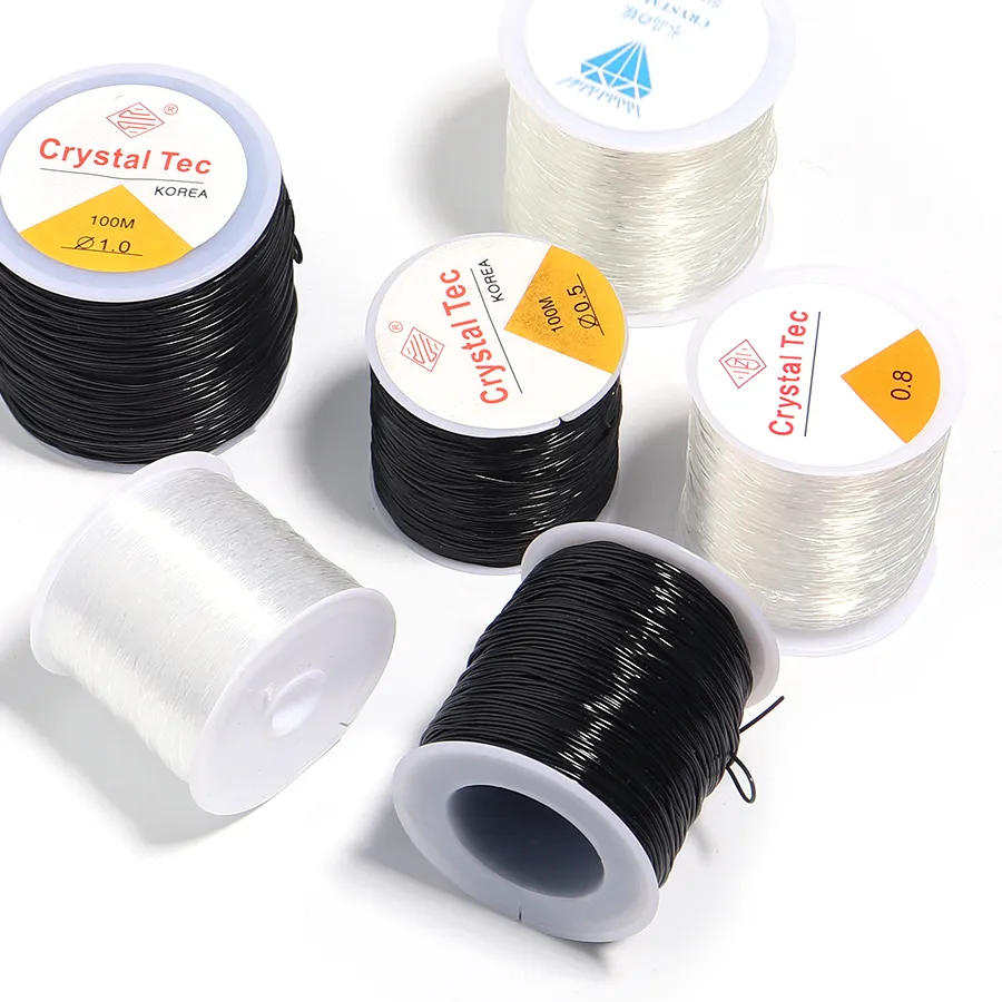 Authentic Mystic Crystal Beading String - Elastic Stretchy Thread Cords for DIY Jewelry Making
