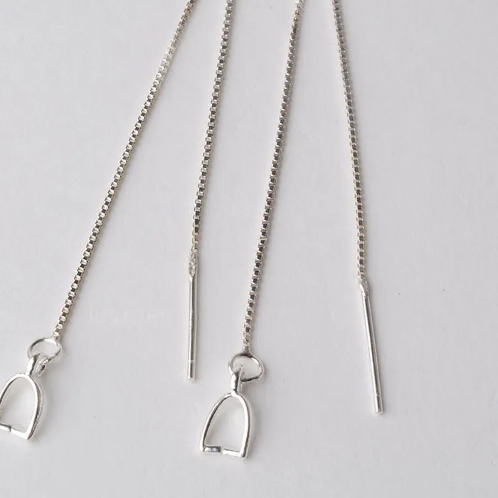 Authentic Celestial Conduit Ear Threads - Sacred Sterling Silver Manifestation Links