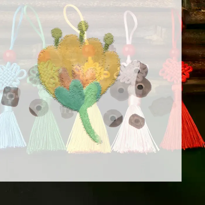 Authentic 5Pcs Tassels Chinese Knots Silk Tassel Mini Beaded Pendant Fringe For Curtain DIY Crafts Jewelry Making Decoration
