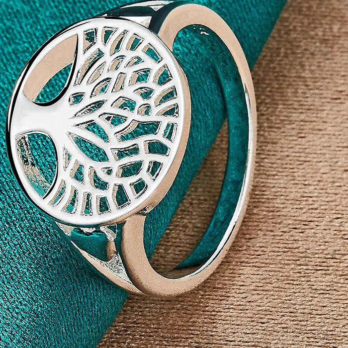 Authentic Roots Of Eternity The Tree Of Life Gold Ring