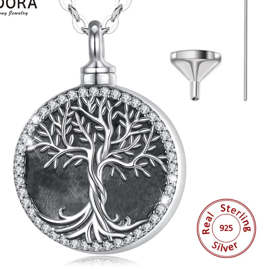Authentic Harmony of Life: Tree of Life Crystal Locket