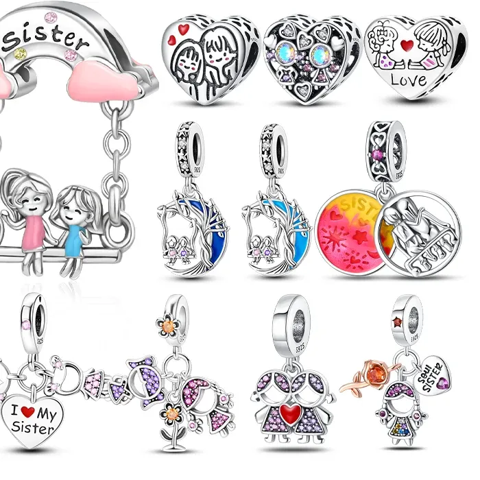 Authentic Silver-Plated Tree Of Life Charms Beads Fit Original Bracelets Bag Keychain Charms Beads Pendant Diy Women Jewelry