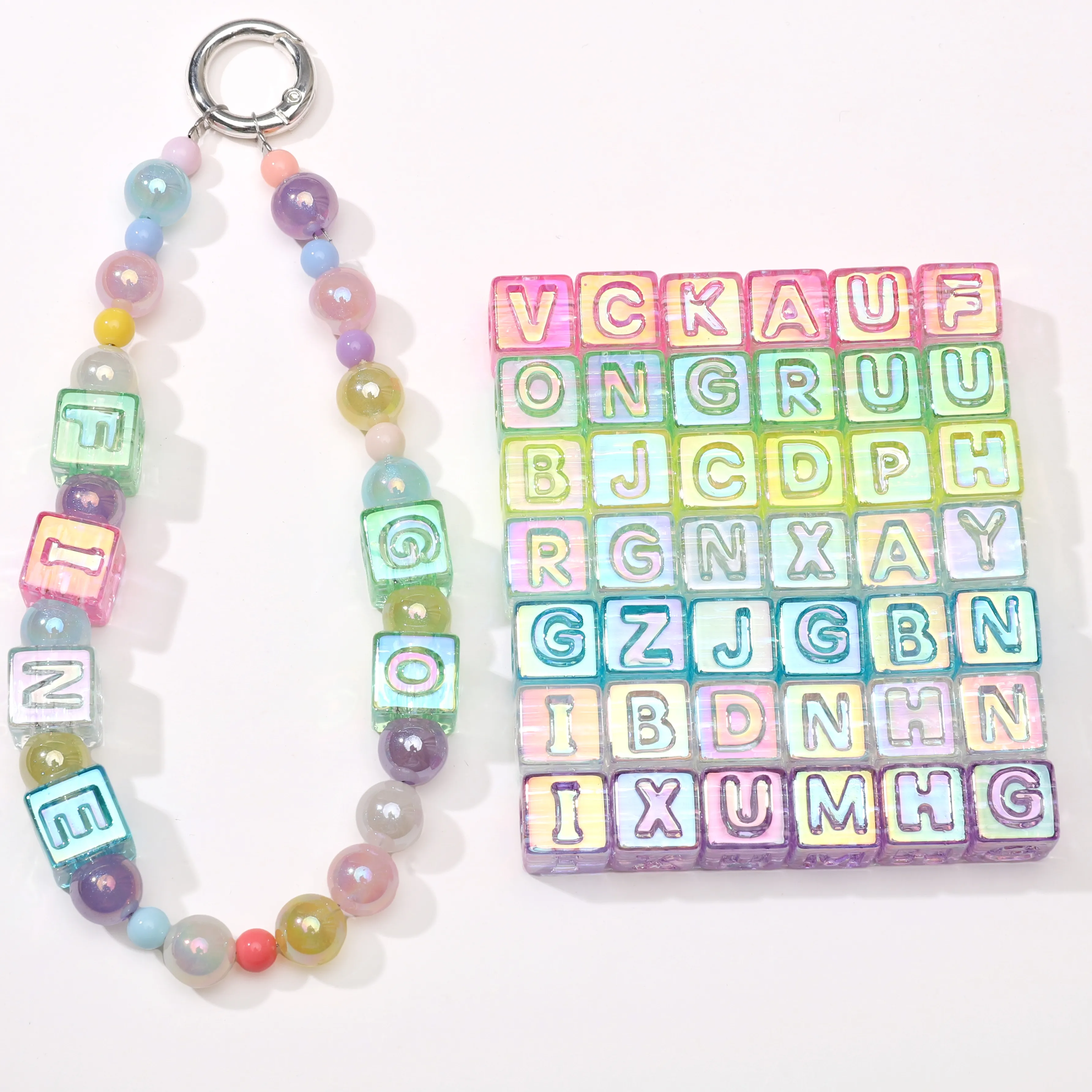 Authentic Mystical Alphabet of Light: 10 Celestial Beads for Spiritual Expression