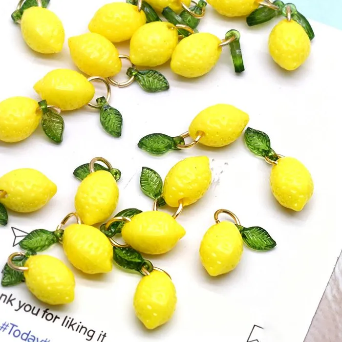 Authentic Solar Citrus Serenity - Luminous Acrylic Lemon Talisman for Joy and Vitality
