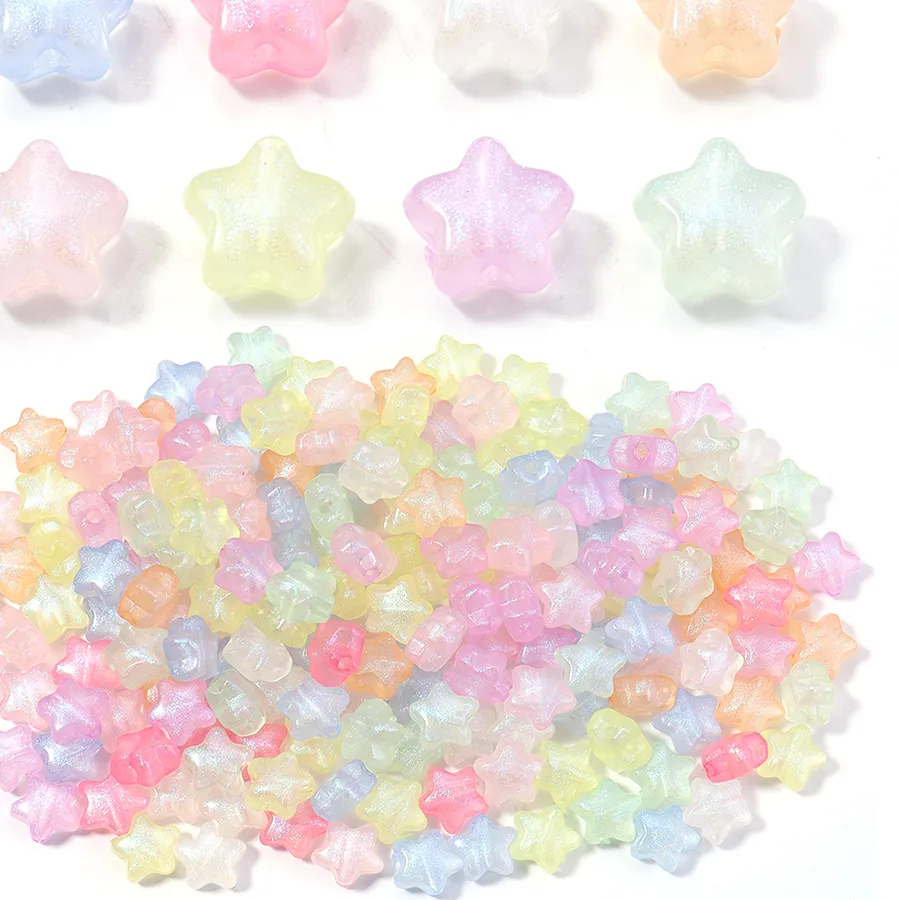 Authentic Celestial Starlight Fragments: Luminous Mermaid Star Beads