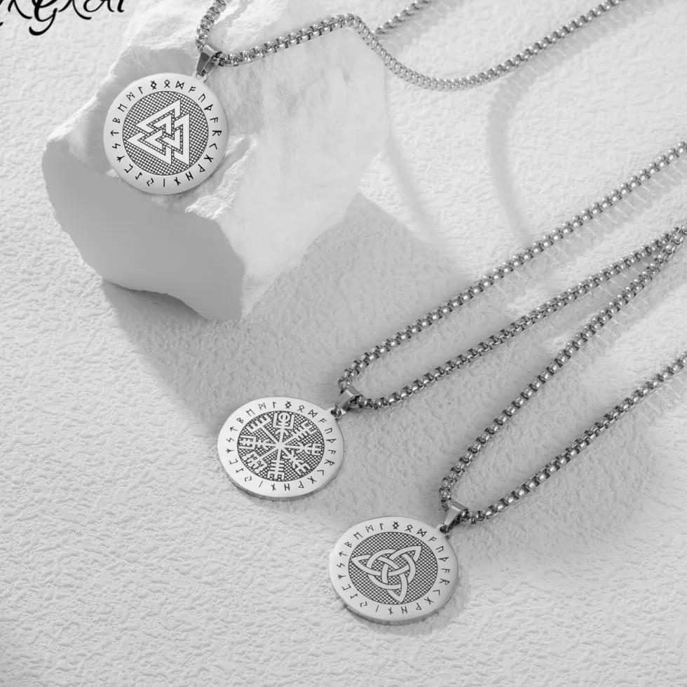Authentic The Weaver’s Compass: Nordic Rune Amulet of Eternal Guidance