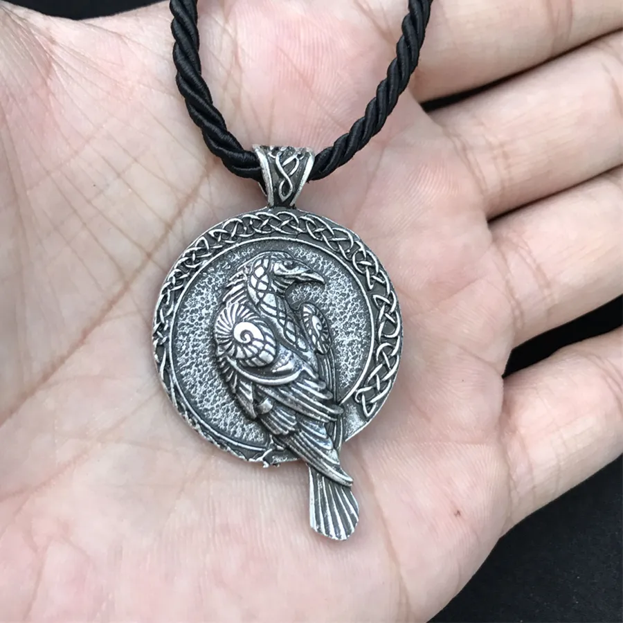 Authentic Valkraven The Norse Raven Amulet Of Watchful Wisdom