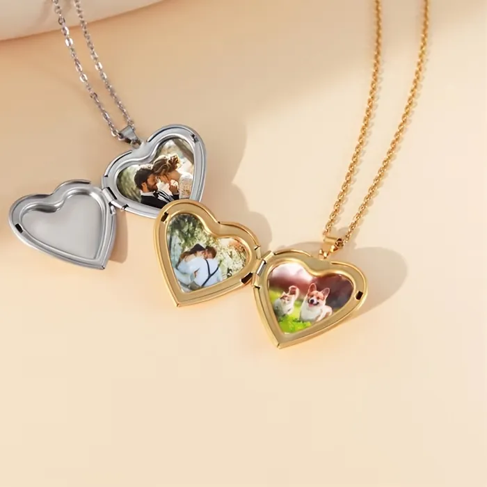 Authentic The Eternal Memory Heart Locket - Sacred Soulmate & Ancestral Memory Gold-Plated Amulet