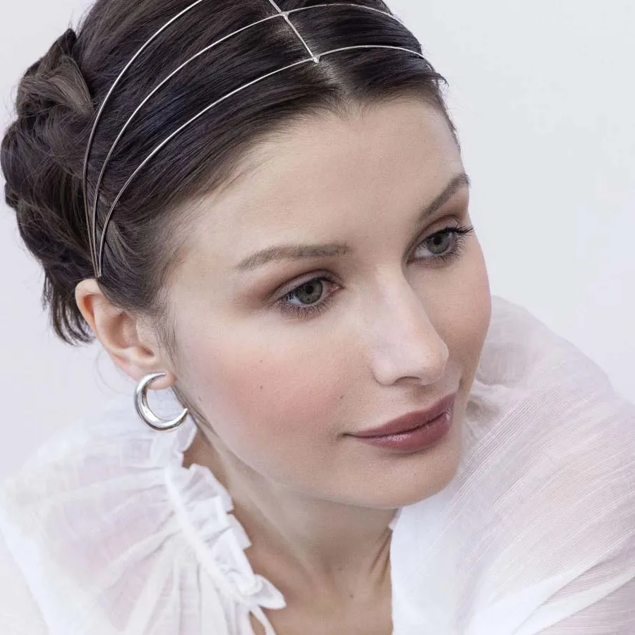 Authentic Stonefans Headband Jewelry Bride Designer Indian Head Cap Hat Hair Accessories For Prom Show