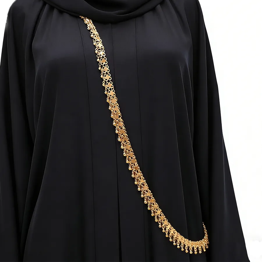 Authentic The Golden Cascades Bridal Shoulder Tassel Talisman