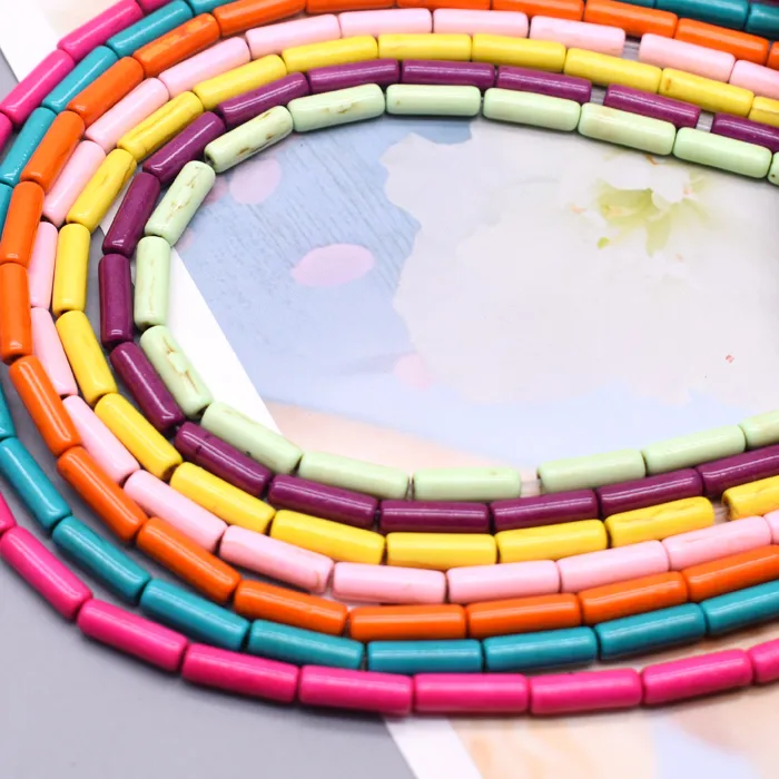 Authentic Celestial Turquoise Conduit Beads