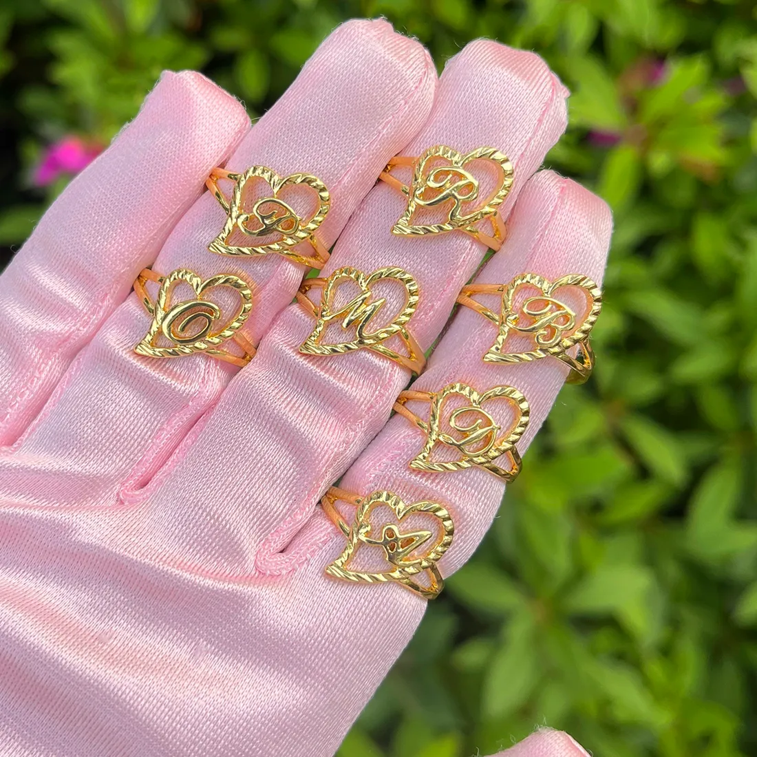 Authentic Heart Of Initials A Gold- Plated Talisman Of Love And Personal Power