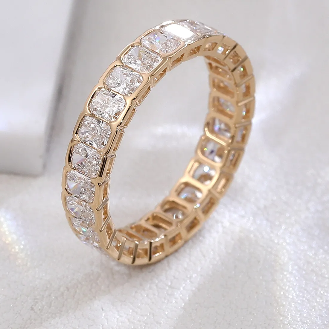 Authentic Celestial Covenant: Radiant Lab Diamond Band