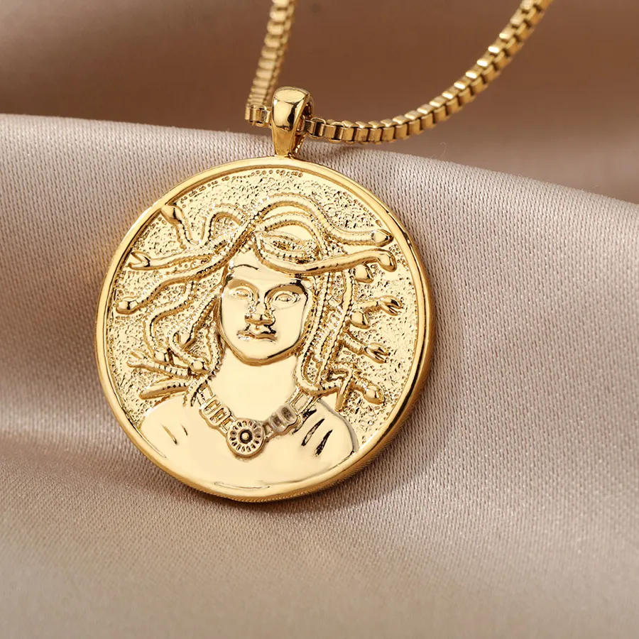 Authentic Unveiling the Mysteries of Hecate: Snake Goddess Pendant for Protection and Empowerment