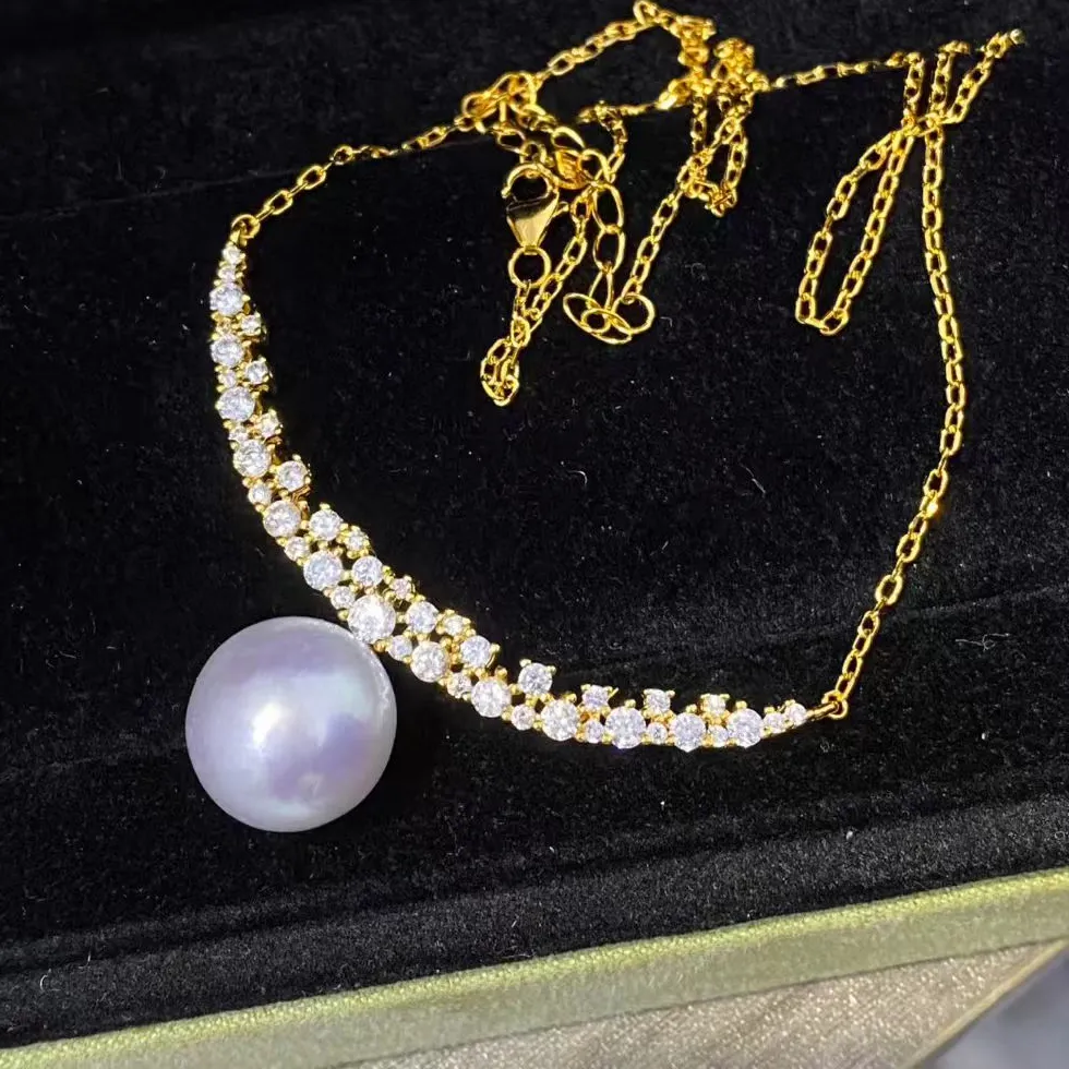 Authentic Celestial Pearl Mounts: Sterling Silver Foundations for Enchanted Necklaces
