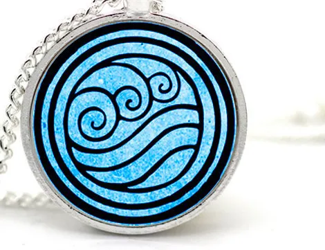 Authentic Celestial Elemental Gold- Plated Glass Dome Talisman