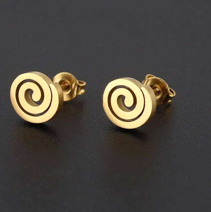 Authentic Endless Spiral Earrings 2020 Unique Swirl Earing Statement Jewelry Aretes
