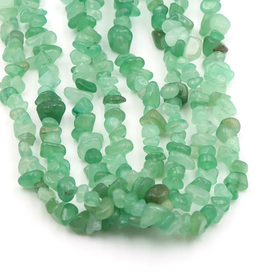 Authentic Emerald Fortune Aventurine Chip Beads – 5‑8 mm Irregular Healing Crystals for Sacred Jewelry Crafting