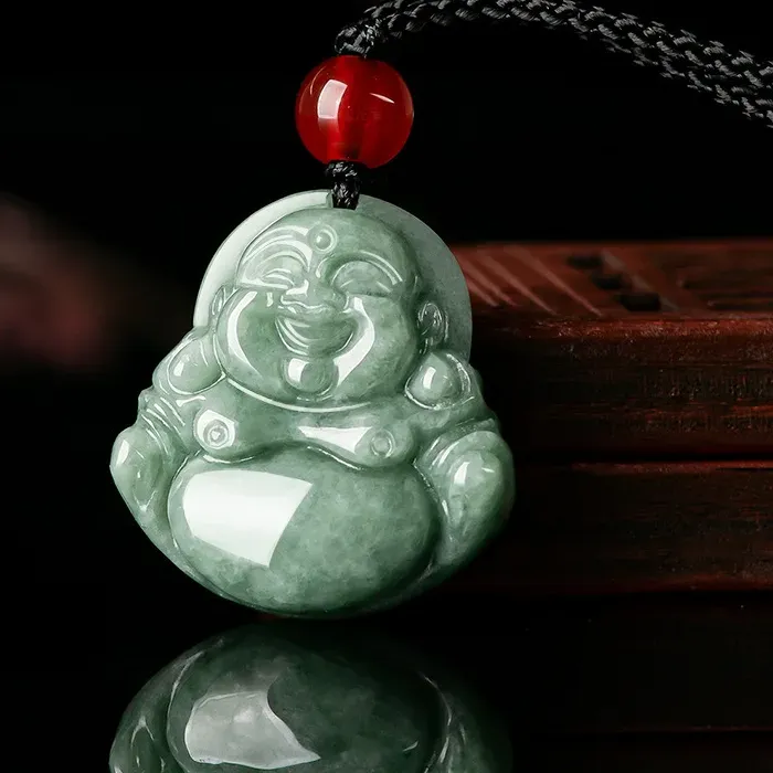Authentic Green Burmese Jadeite Pendant Gemstones Gifts for Women Necklaces Men Necklace Charms Jade Vintage Natural Pendants Jewelry