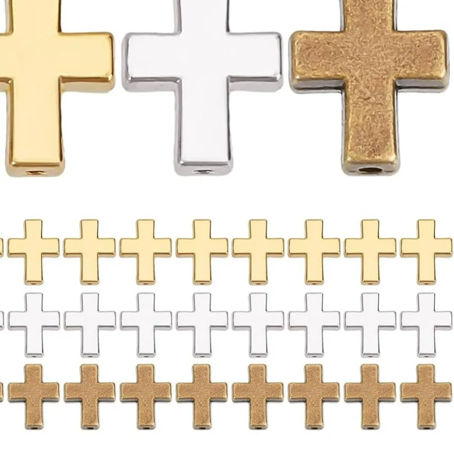 Authentic Ancient Protection: The Sacred Cross Spacer Beads