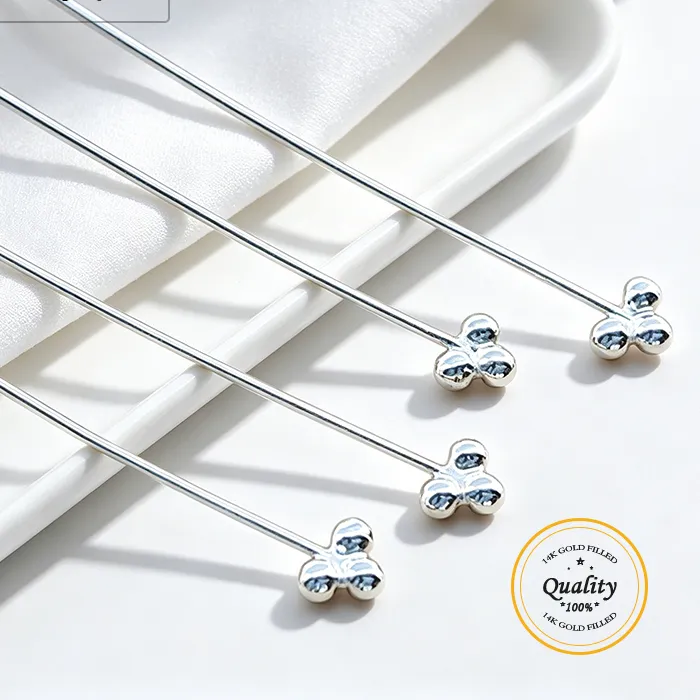 Authentic Mystic's Craft: DIY Earring Magic - Sterling Silver Pearl Pins for Enchanted Creations