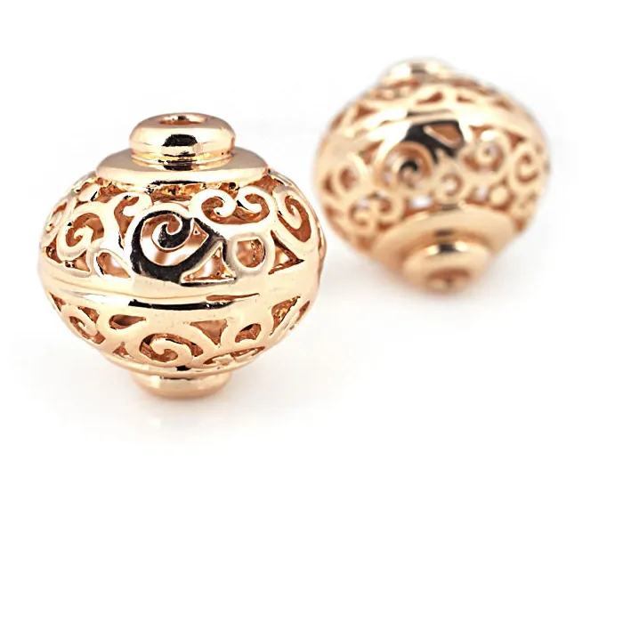 Authentic Celestial Alchemist Gold Spacer Spheres - Sacred Geometry Manifestation Beads