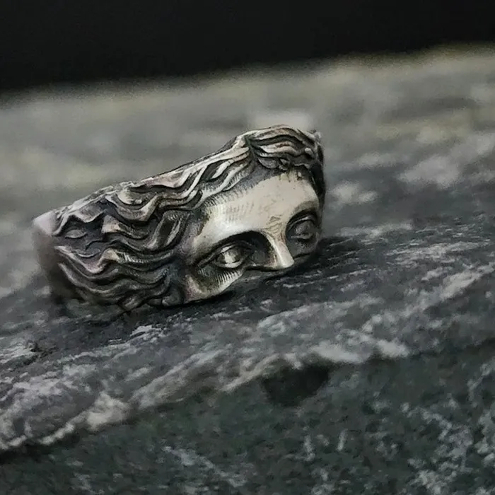 Authentic The Veiled Goddess: Venusian Half-Face Sacred Talisman