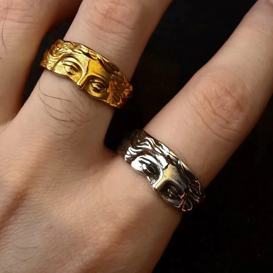 Authentic The Veiled Goddess: Venus Half-Face Sovereign Ring